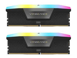 حافظه رم دسکتاپ کورسیر مدل CORSAIR Vengeance RGB 32GB DDR5 5200Mhz Dual